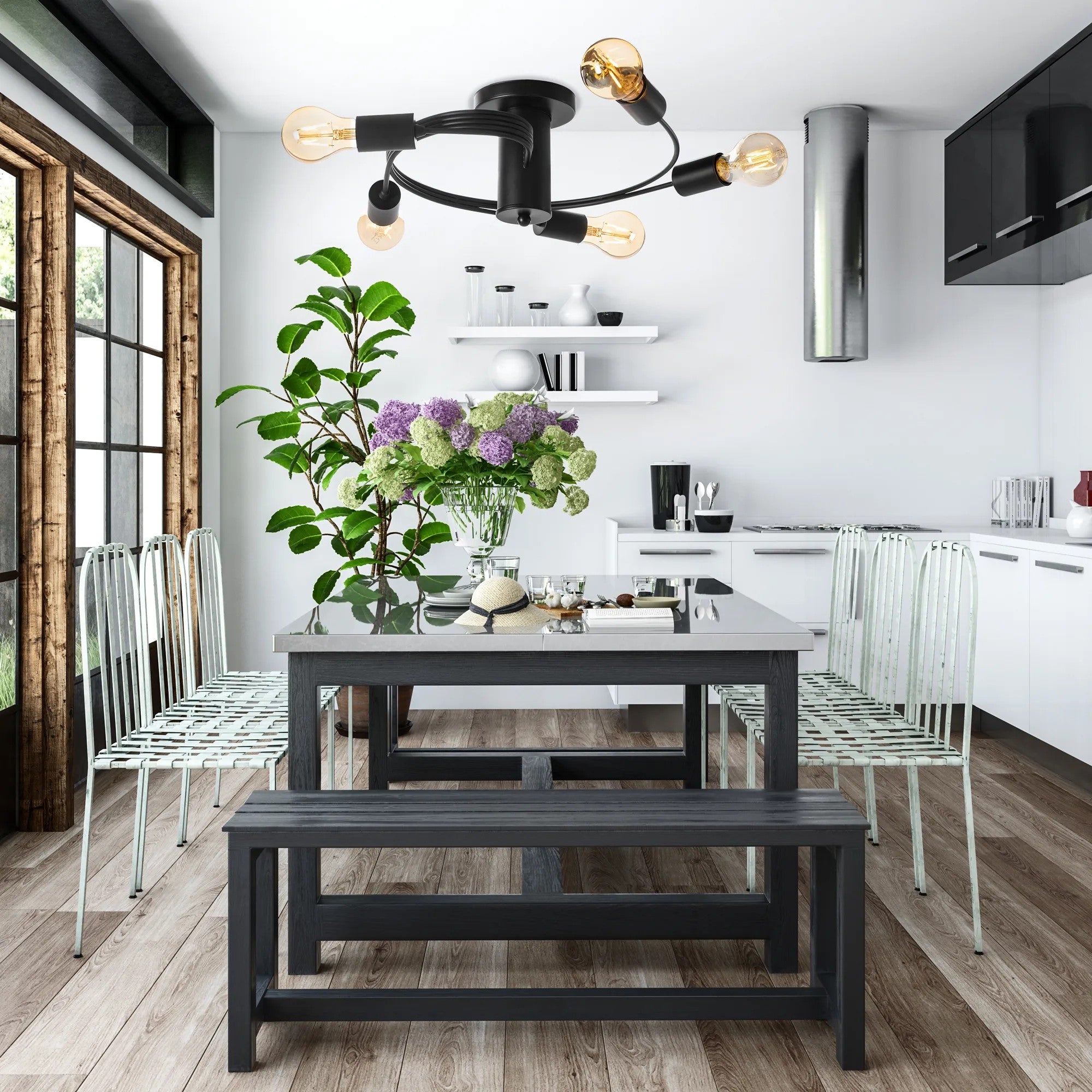 Lampa Sufitowa Loft APP741-5C 4