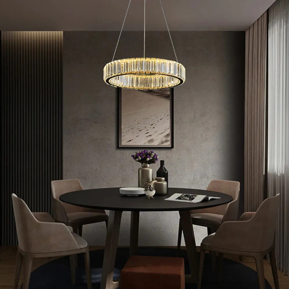Kryształowa Lampa Sufitowa LED APP982-CP 4