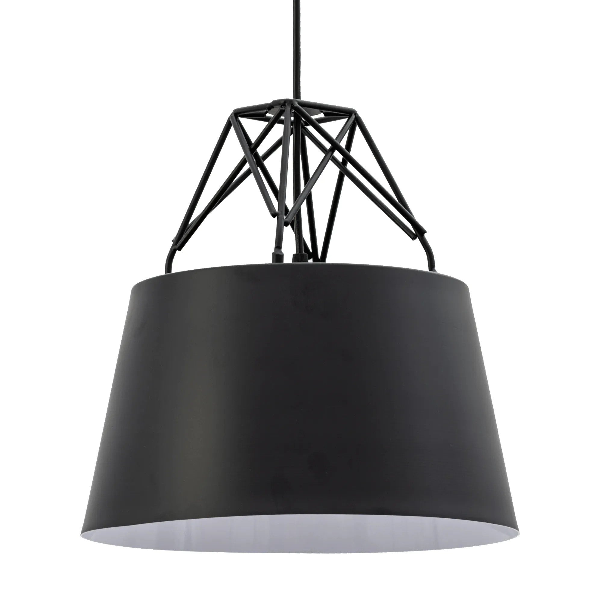 Lampa Sufitowa Wisząca Metalowa APP422-1CP Czarna 4