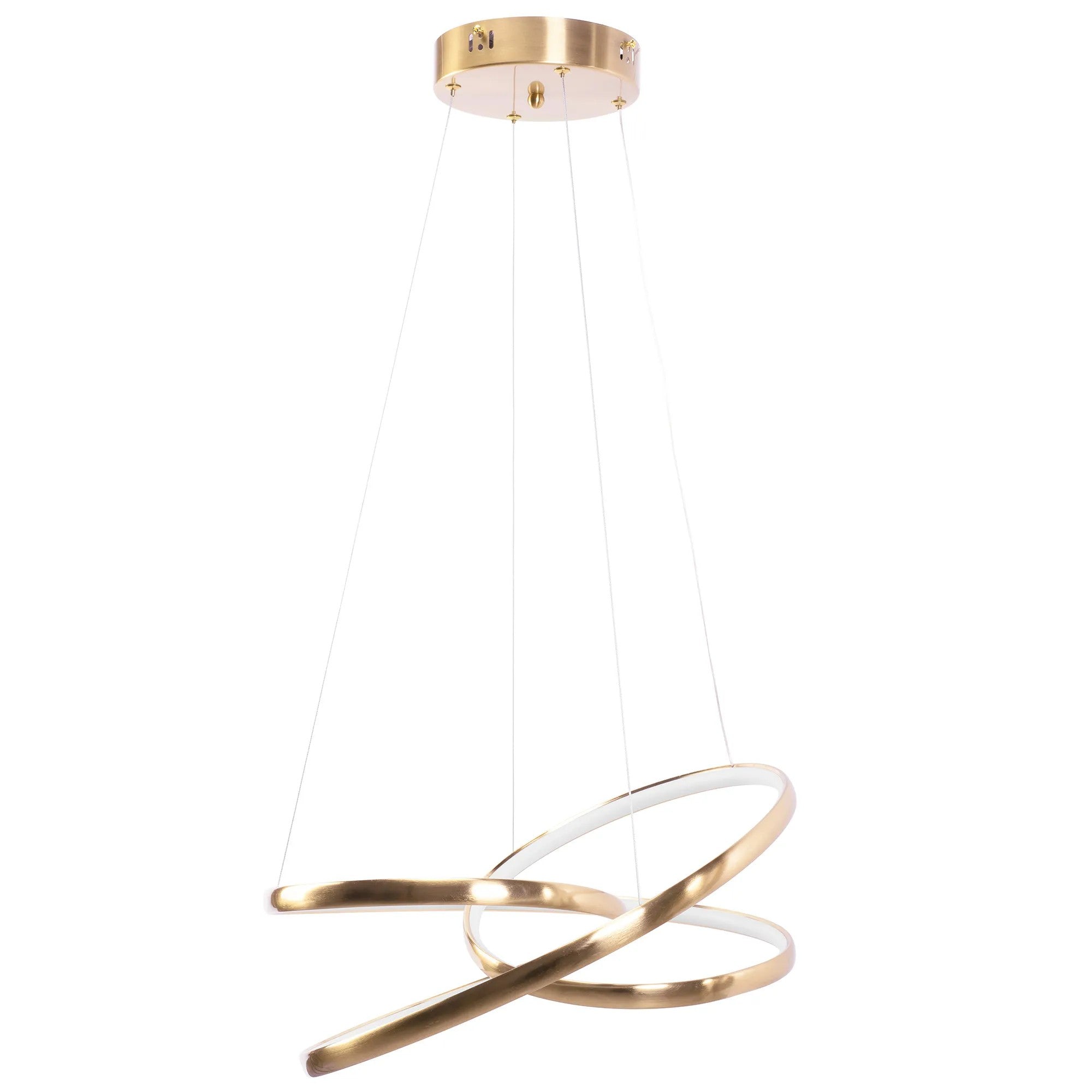 LAMPA WISZĄCA LED G005-CP ZŁOTA 4