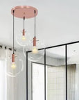 Lampa Sufitowa Wisząca Szklana LASSI 20+25+30 Cm APP038-3CP 4