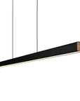 Lampa Sufitowa Wisząca Led APP1448-CP Czarna 100cm 4