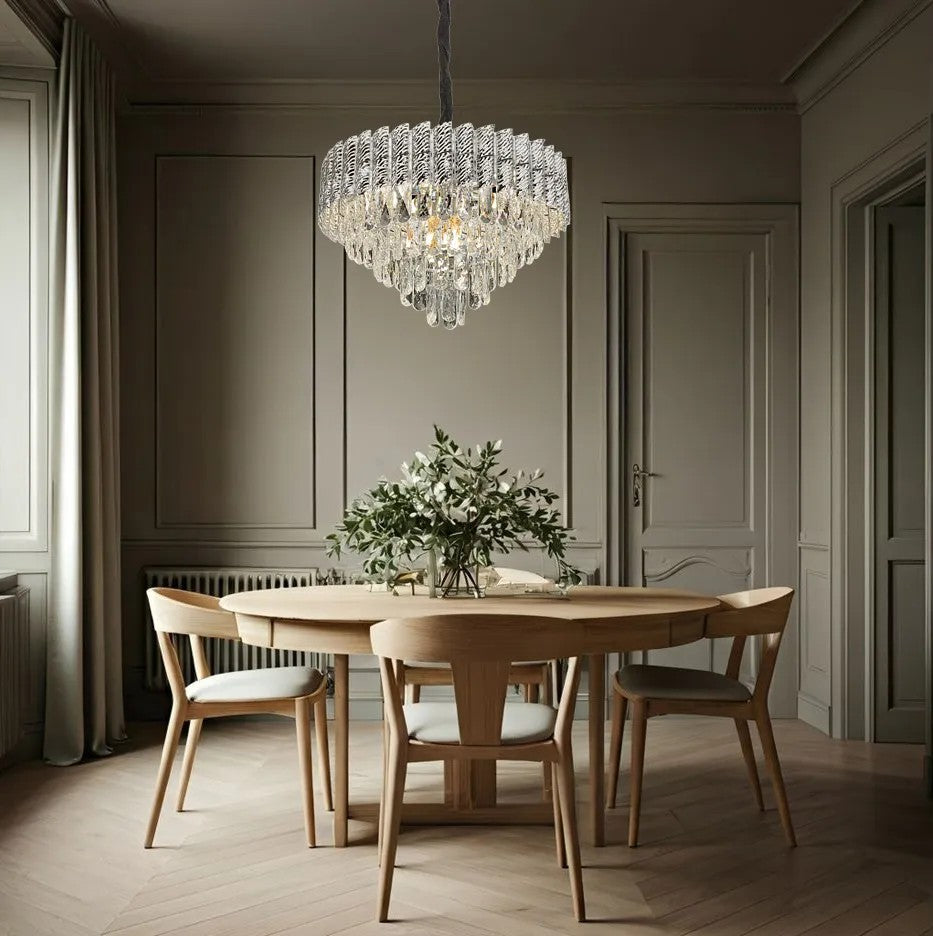 Lampa Wisząca Z Kryształami G055-CP 50cm Chrom 4