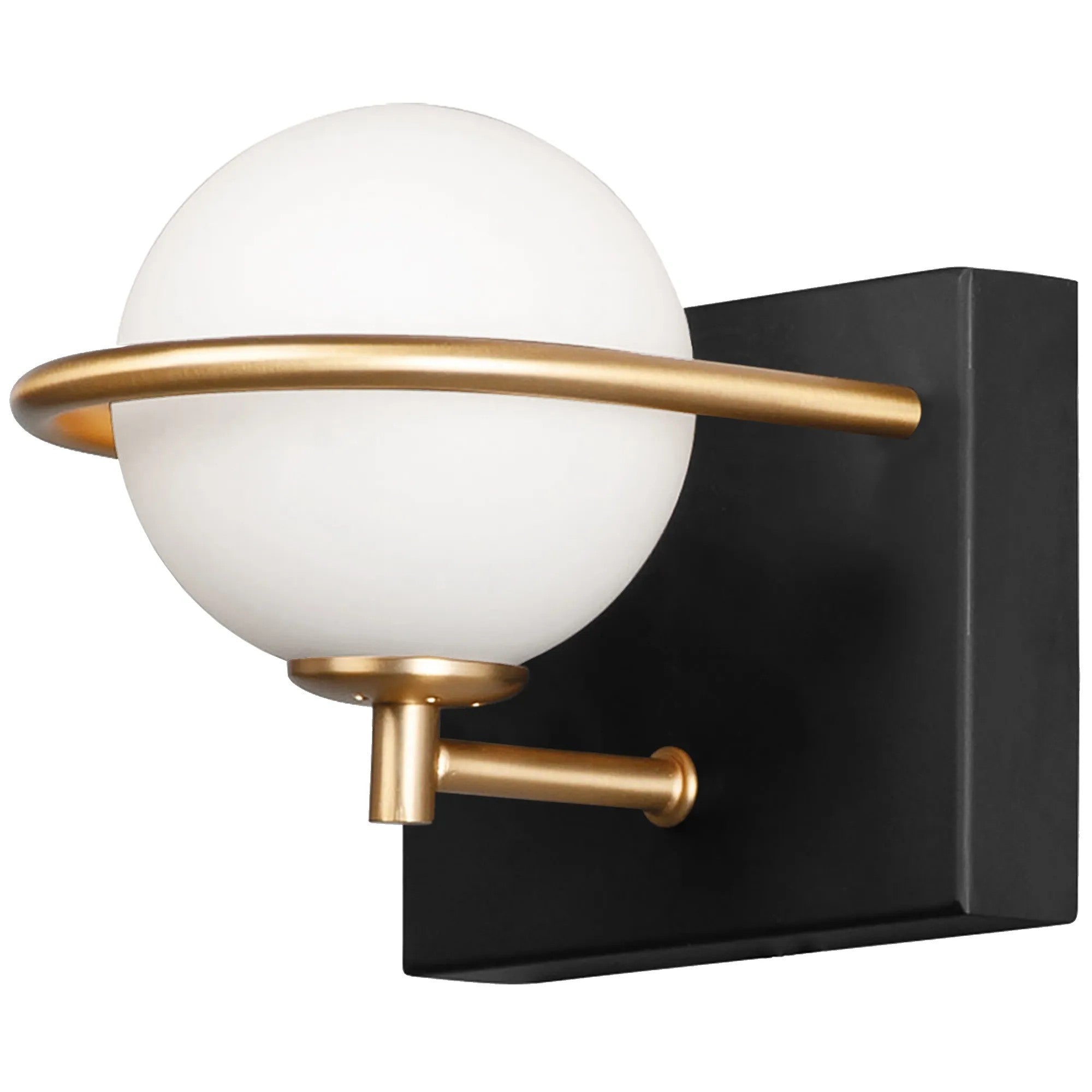 LAMPA ŚCIENNA KINKIET APP1220-1W Czarno Złota 4