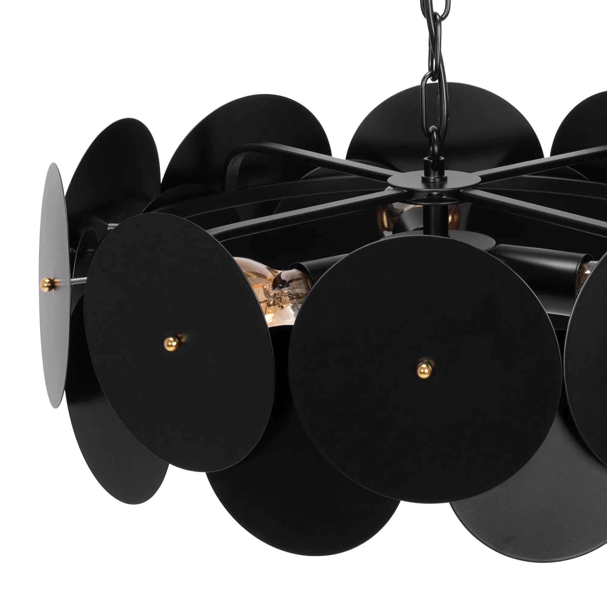 LAMPA SUFITOWA WISZĄCA APP1307-CP BLACK 4