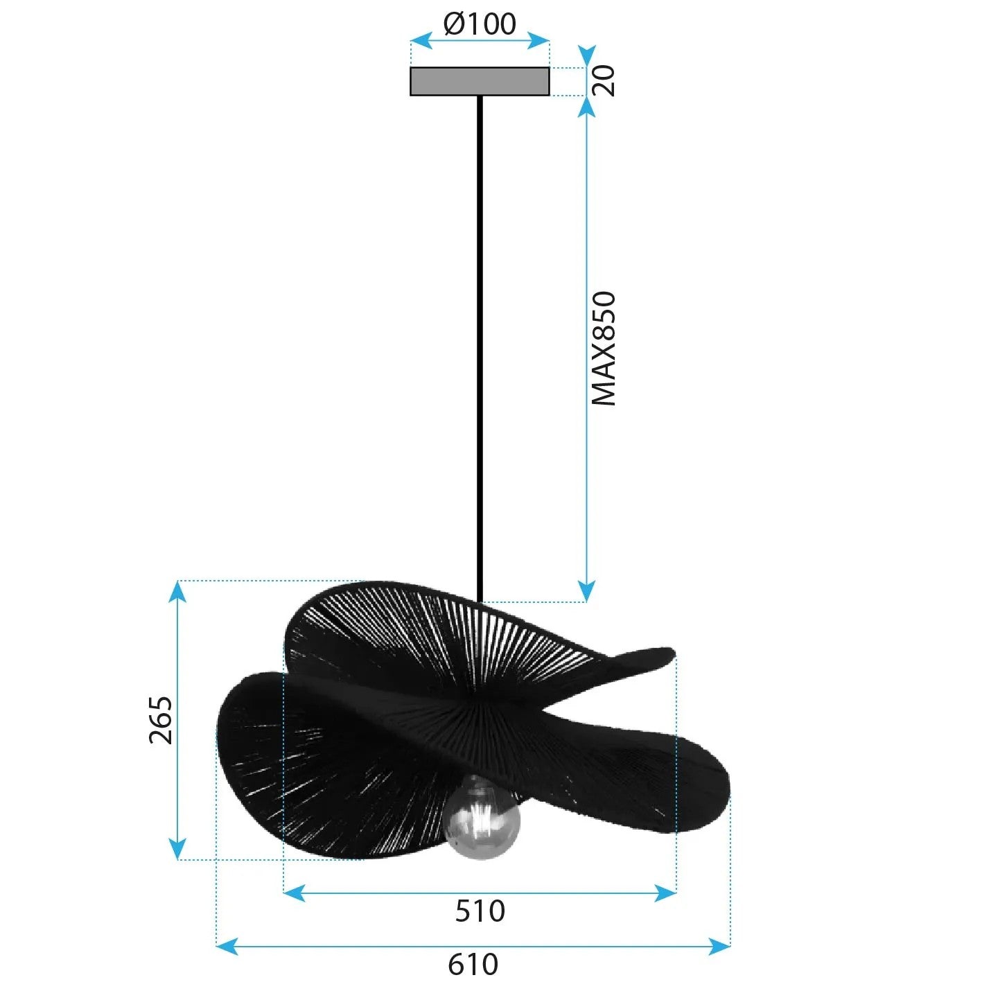 LAMPA SUFITOWA APP1828-1CP NATURE 4
