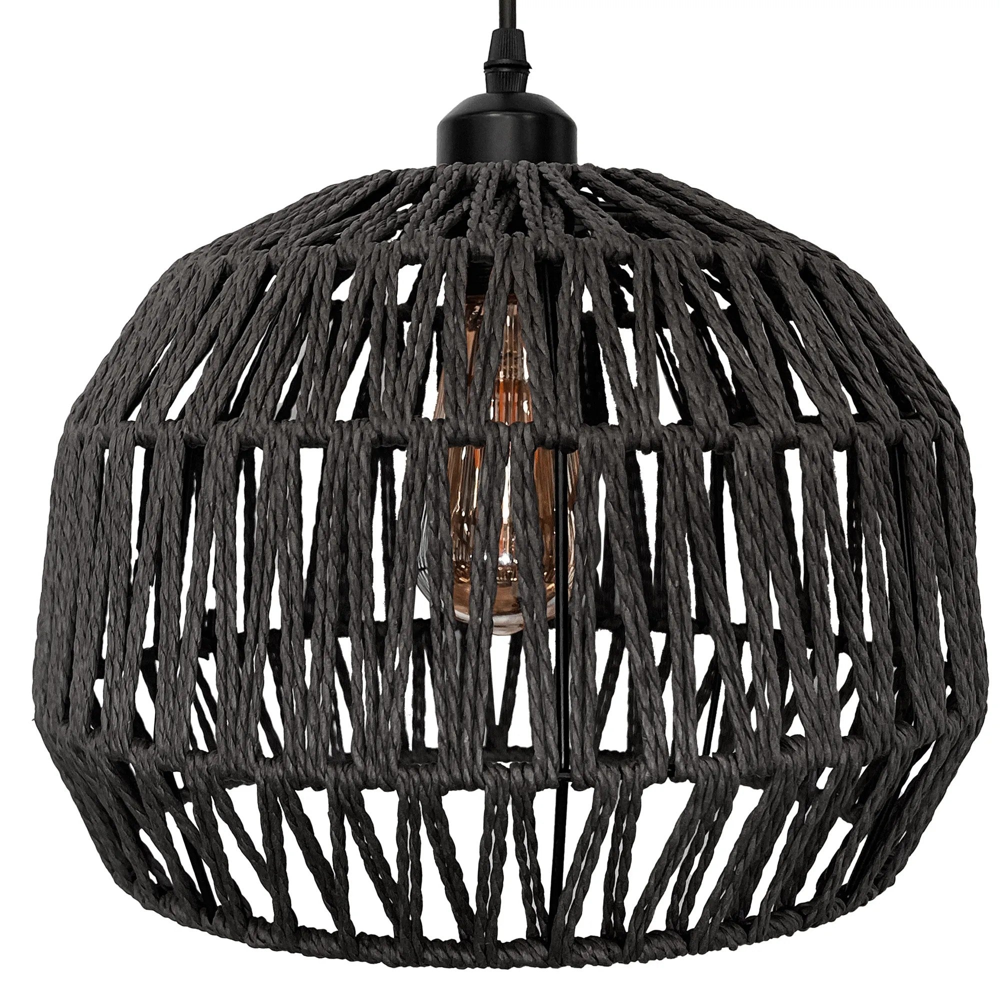 Lampa Wisząca Boho APP1483-1CP Czarna 4