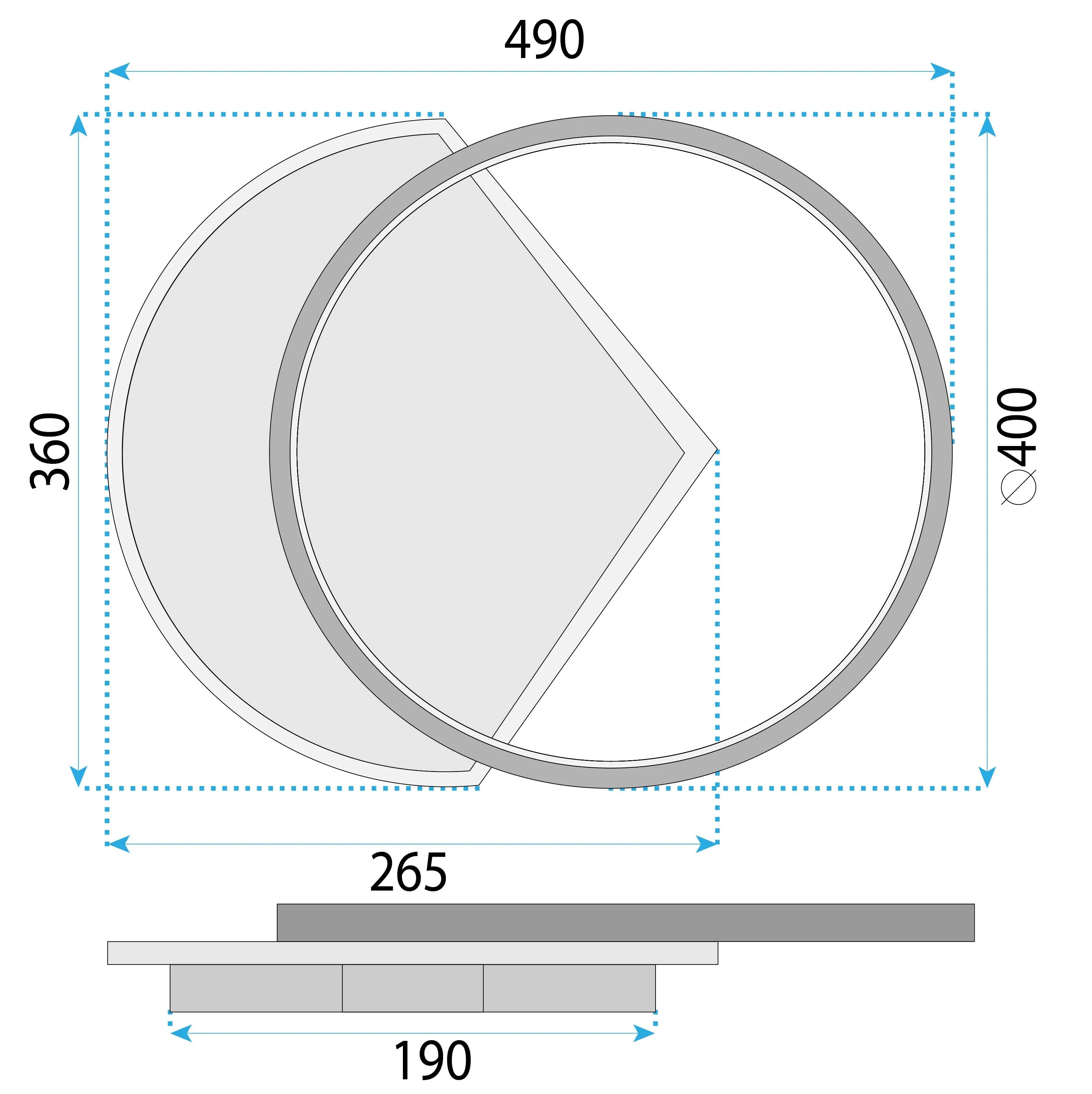 Lampa Sufitowa LHJ077-C 50 CM LED 4