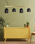 Lampa Wisząca APP1031-4CP Czarna 4