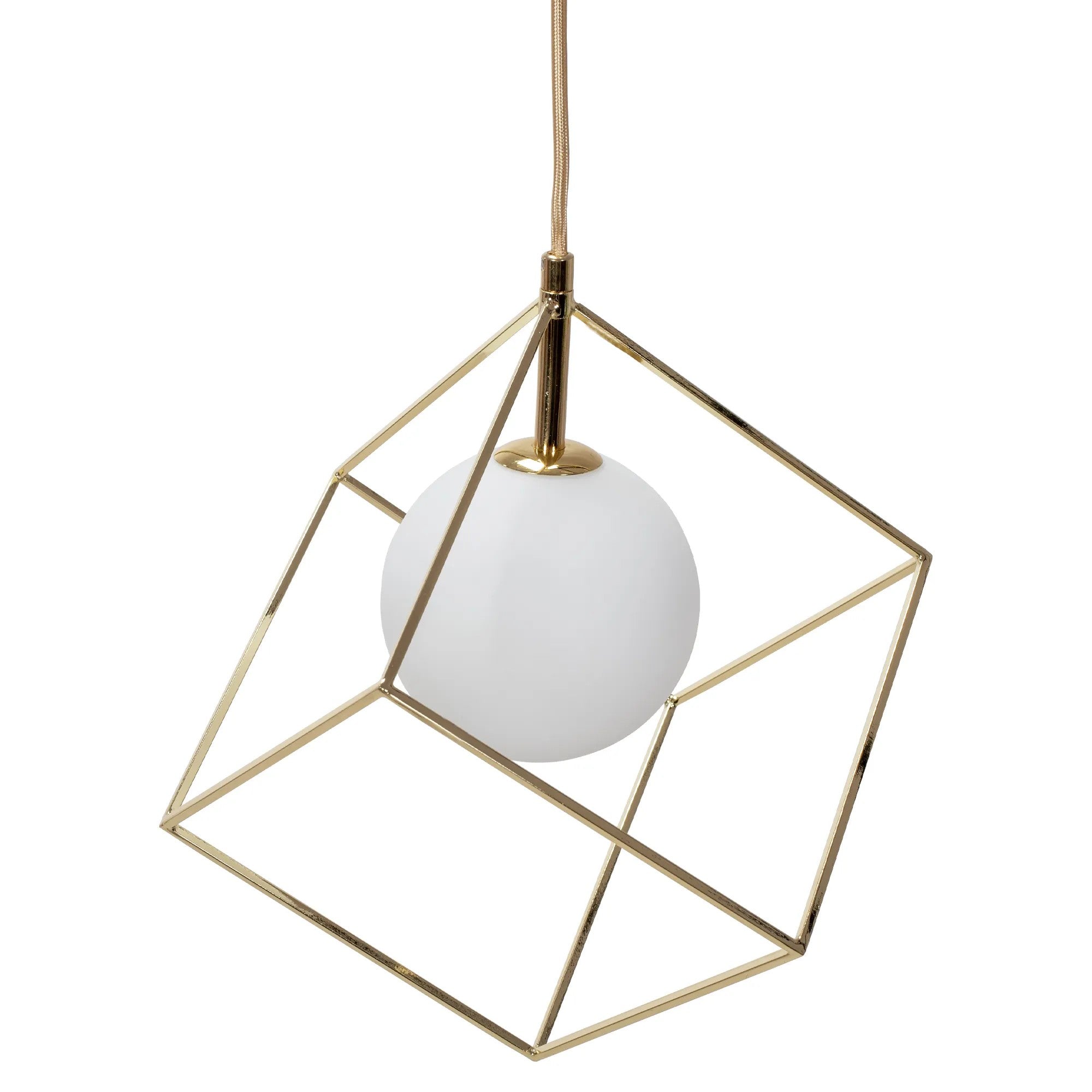 Lampa Wisząca APP1210-1CP Złota 4