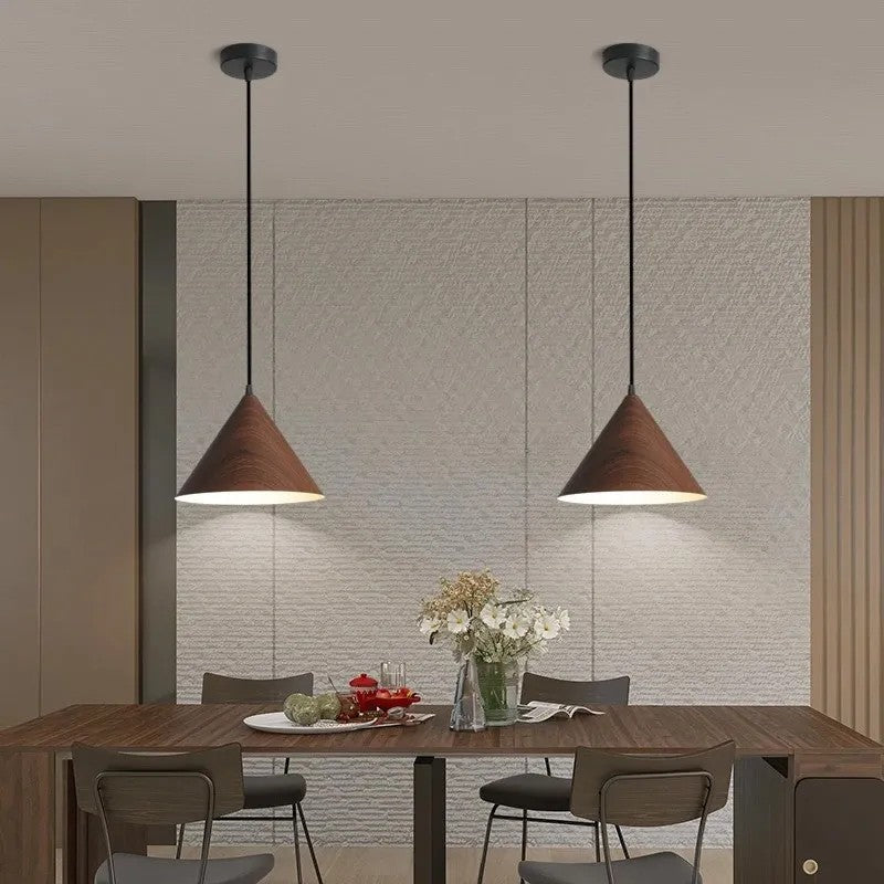 LAMPA SUFITOWA WISZĄCA APP1443-1CP DARK WOOD 4