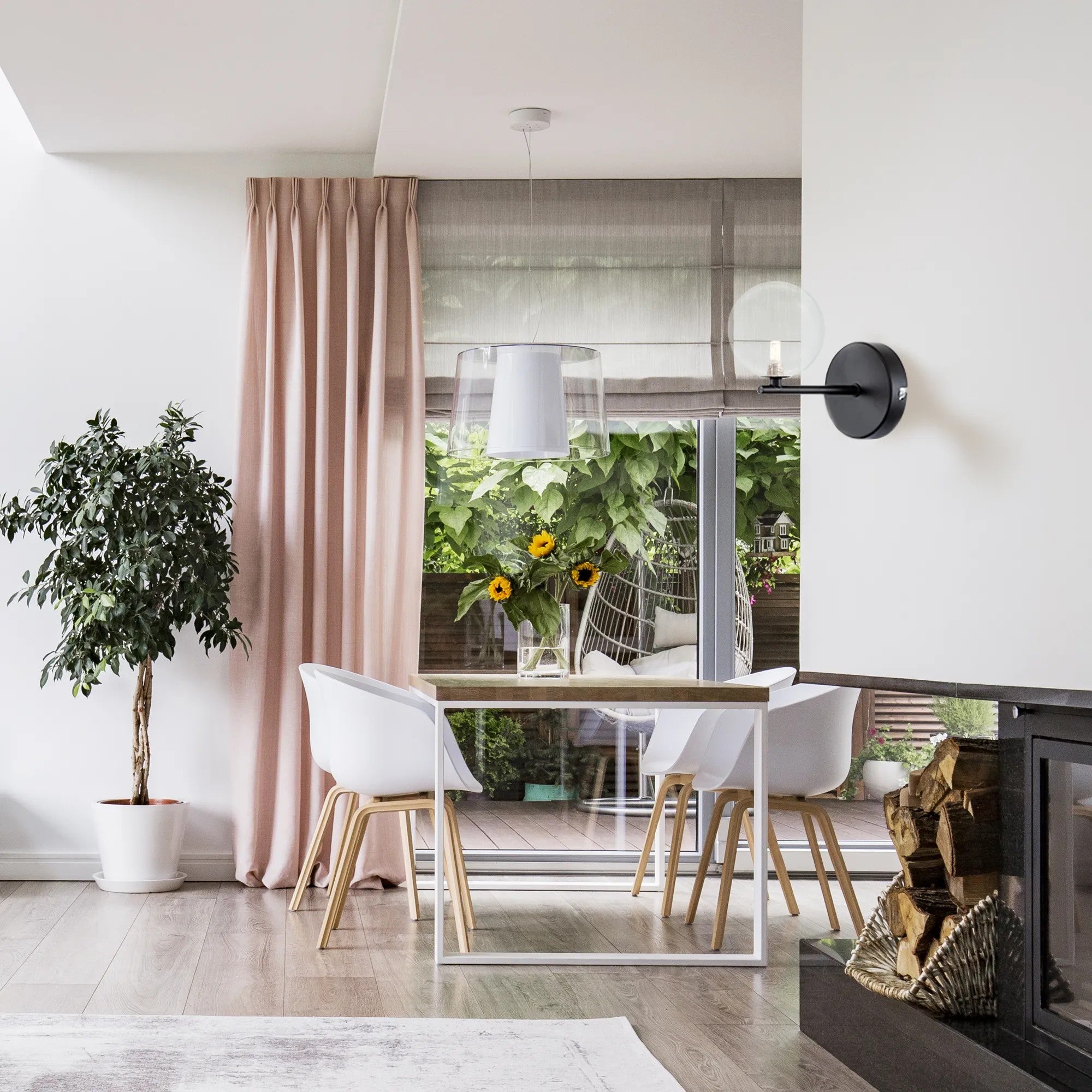 LAMPA ŚCIENNA KINKIET APP1160-1W Czarny 4