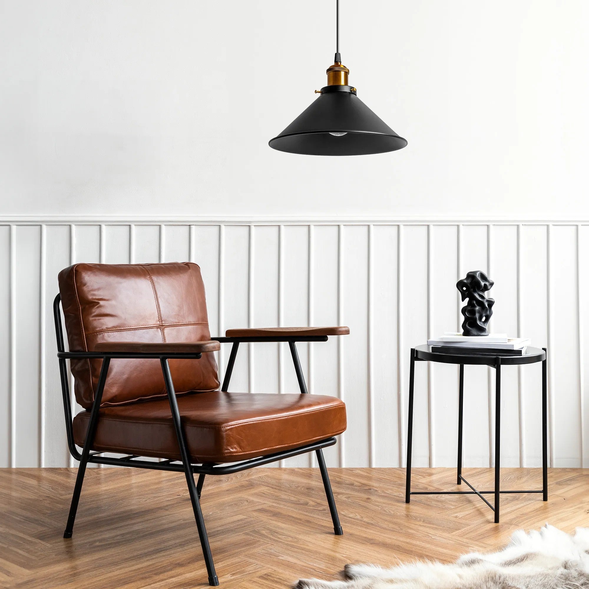 LAMPA SUFITOWA WISZĄCA PORTO BLACK APP016-1CP 4