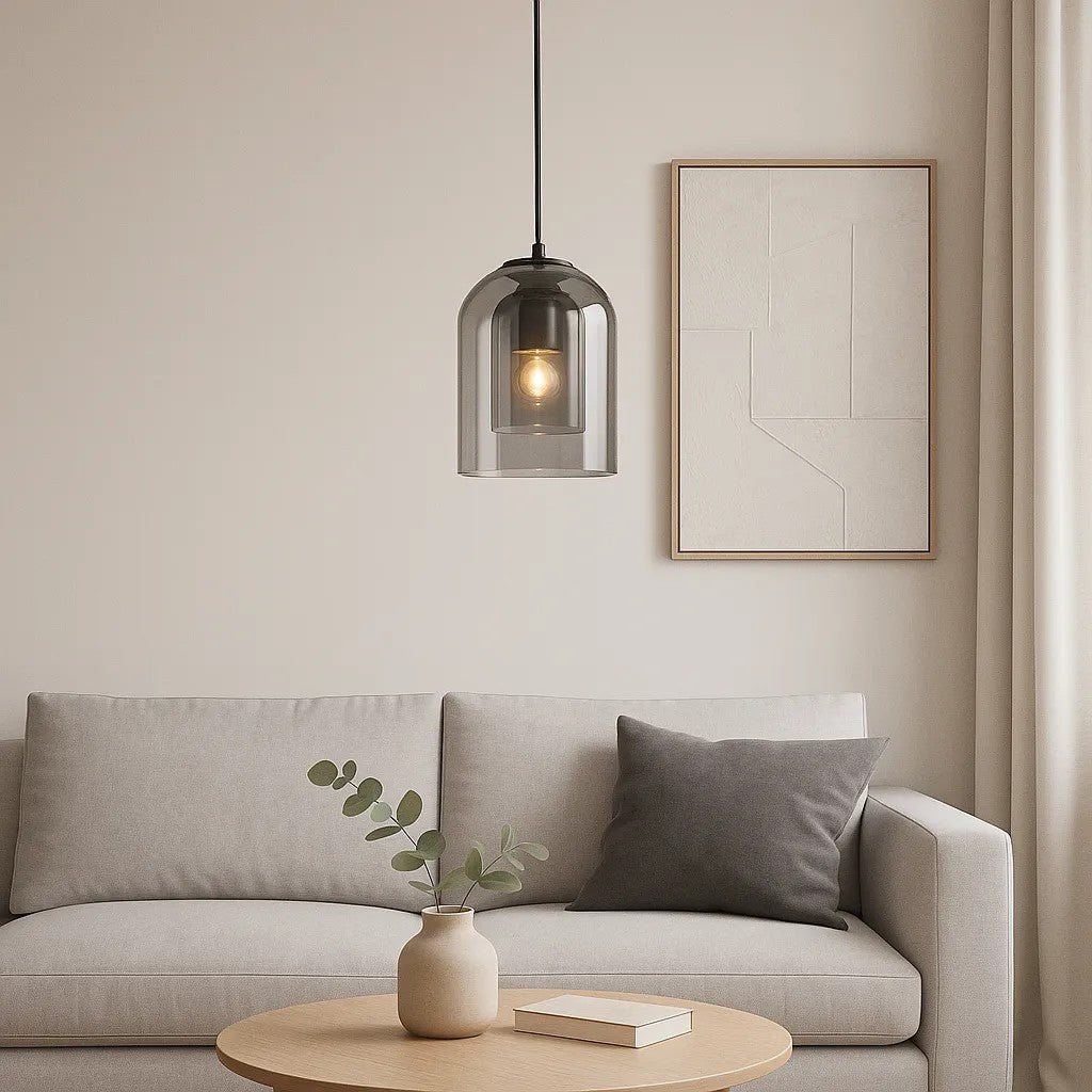 LAMPA WISZĄCA APP1705-1PC Szara 4