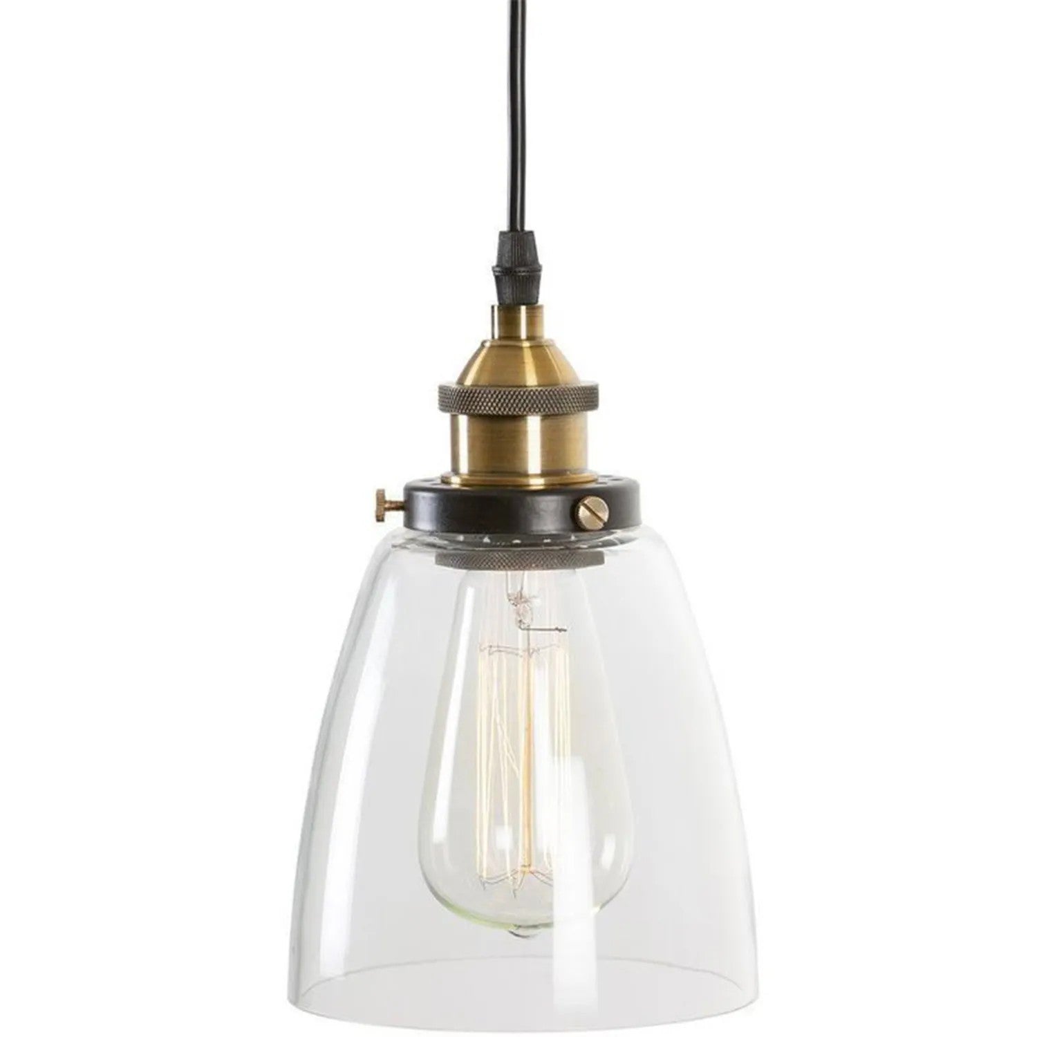 Lampa Sufitowa Wisząca Szklana Verto D APP048-1CP 4