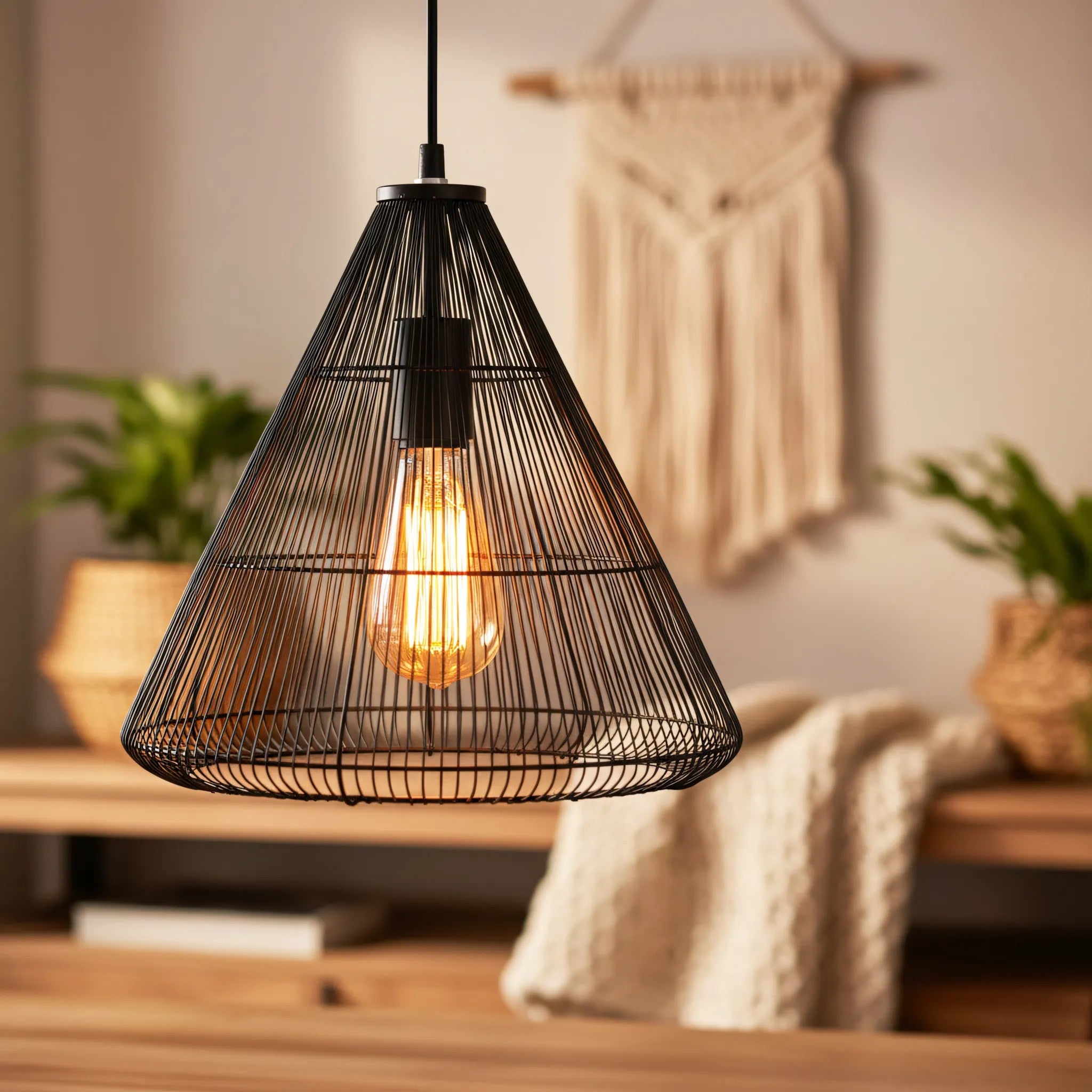 Lampa Sufitowa Wisząca W Stylu Loft LH2065 4