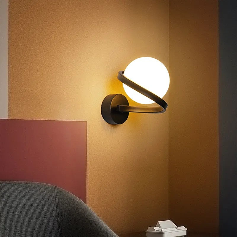 LAMPA ŚCIENNA KINKIET APP1209-1W Czarny 4