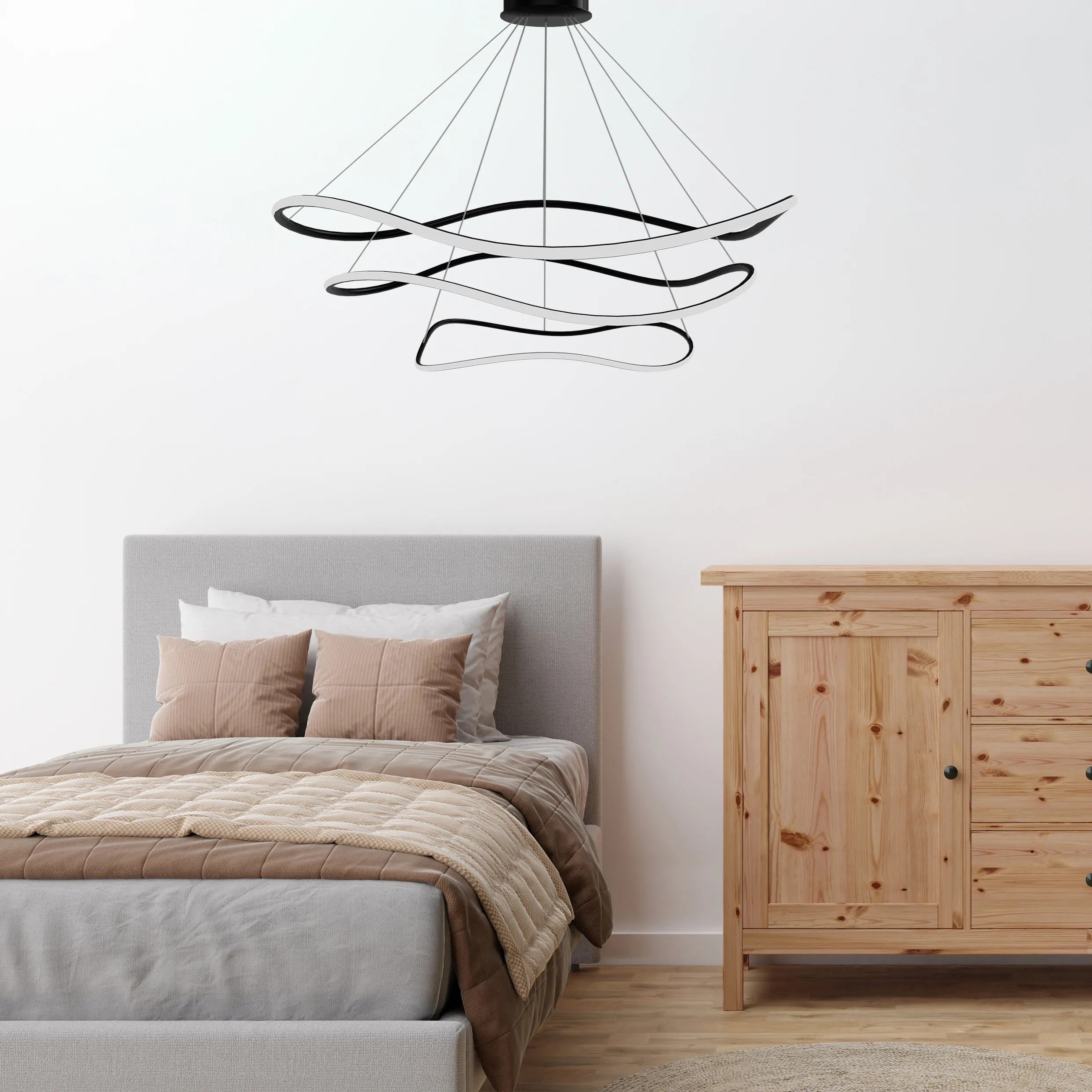 Lampa Wisząca LHJ016-CP3 BLACK 4