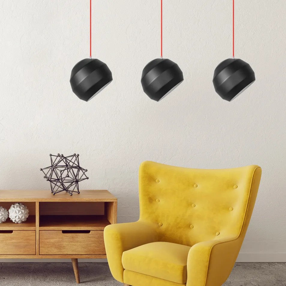 Lampa Sufitowa Wisząca Potrójna APP383-3CPR 4