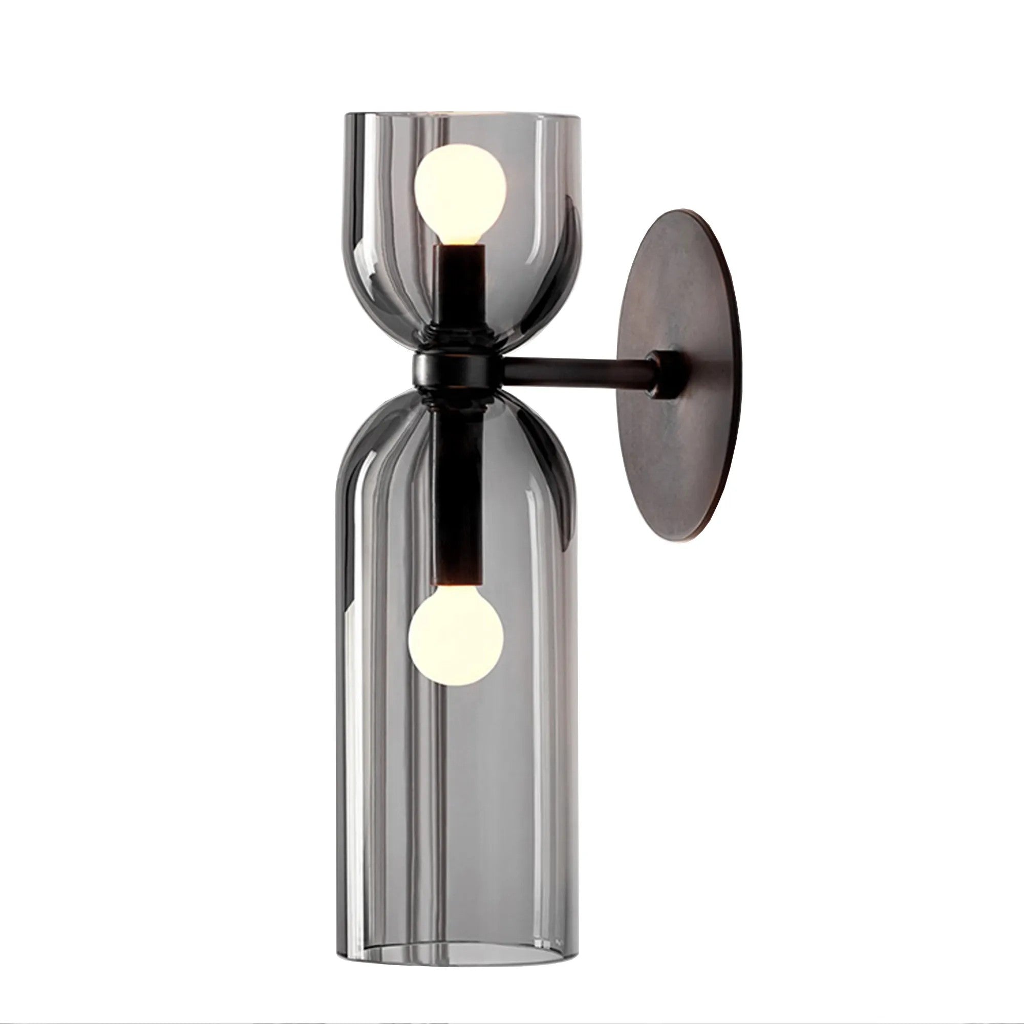 LAMPA ŚCIENNA KINKIET APP1208-2W Czarna 4