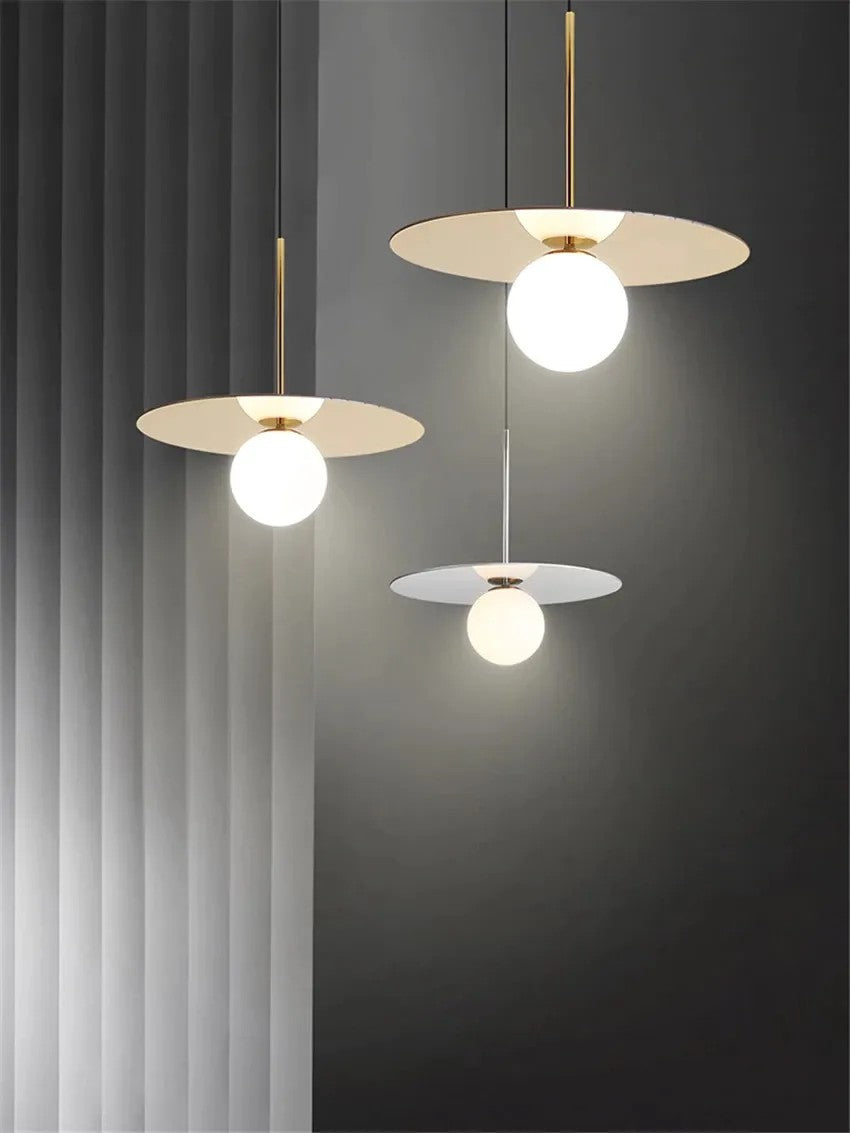 Lampa Wisząca Klosz 10cm APP939-1CP Złota 4