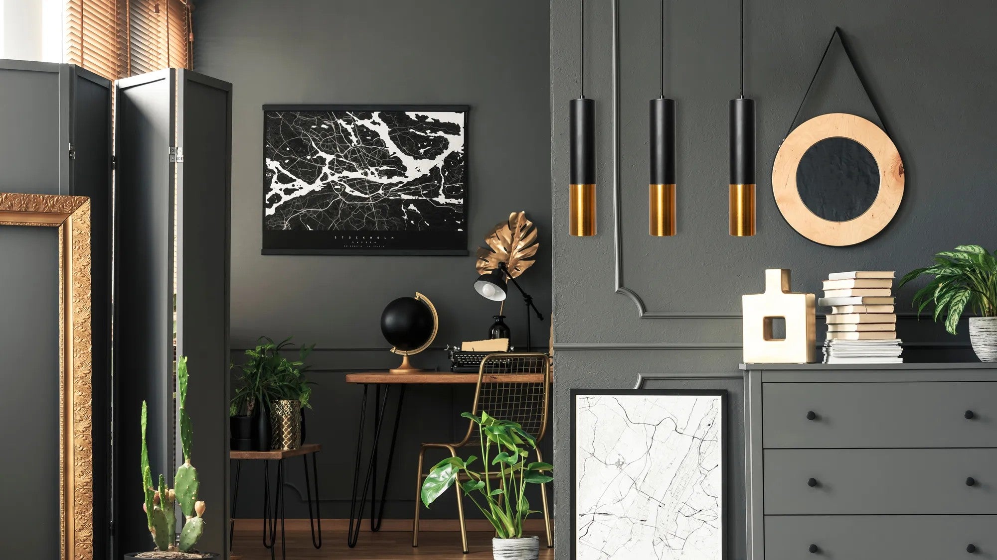 Lampa Sufitowa Wisząca Metalowa APP469-1CP Czarna 4
