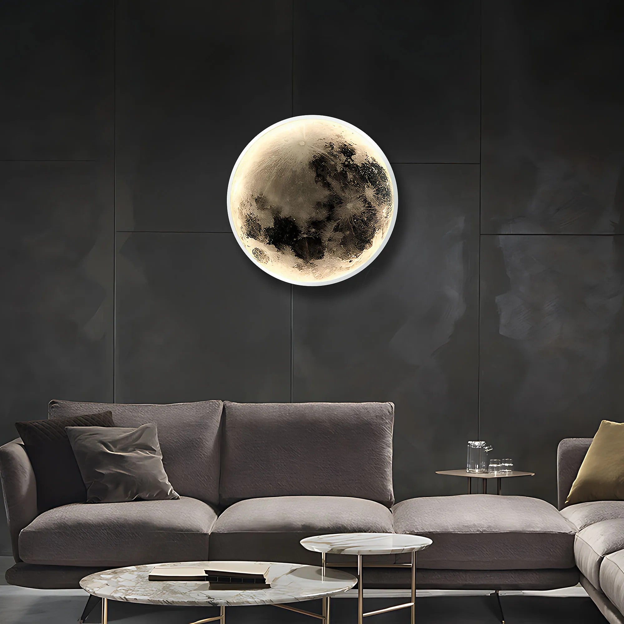 Lampa Sufitowa APP1806-CW Moon Plafon LED BIAŁA 4