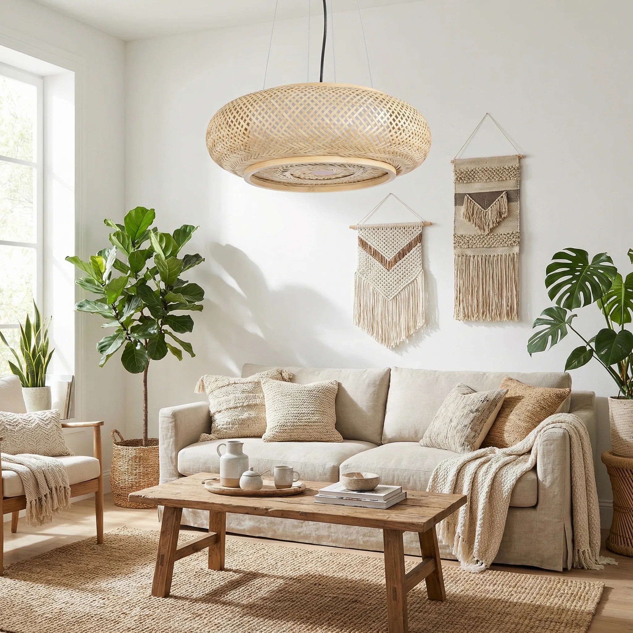 Lampa Sufitowa Wisząca Boho APP1910-3CP 60 Cm 4