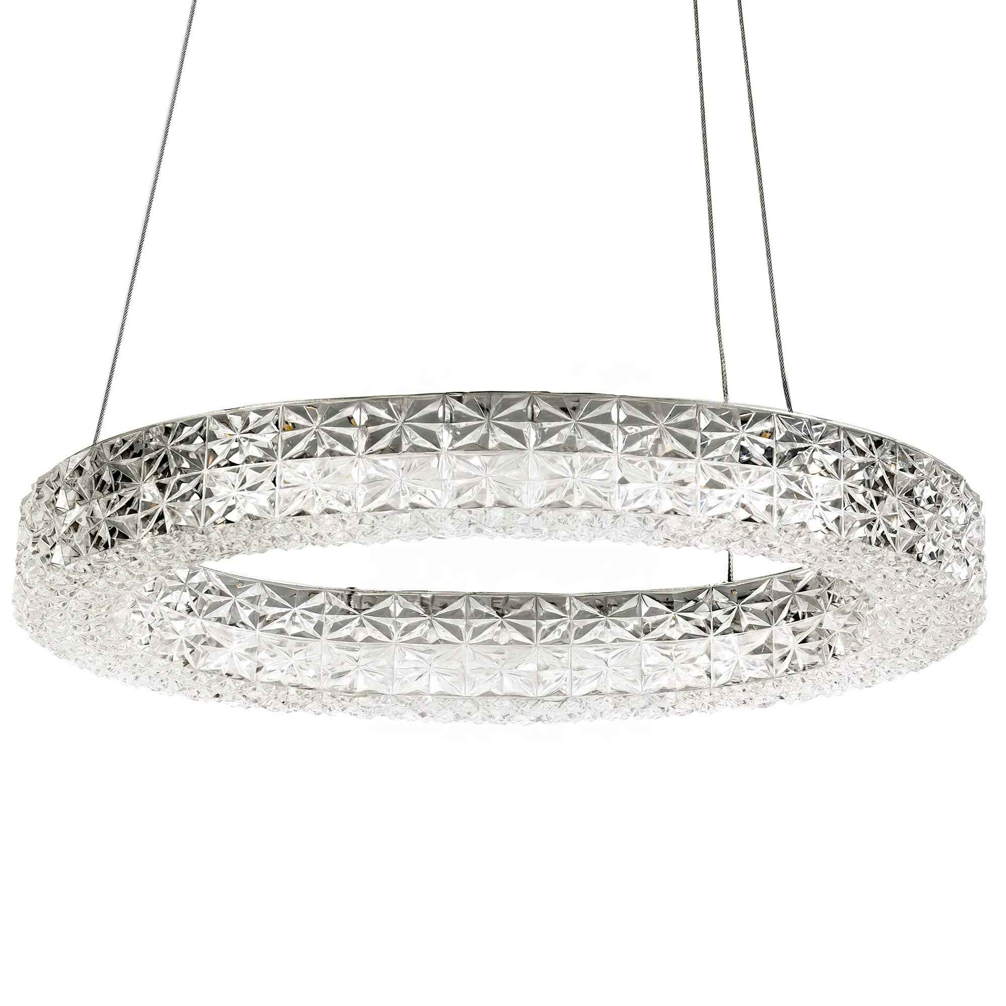 LAMPA WISZĄCA LED MS005-CP 50cm Chrom 4