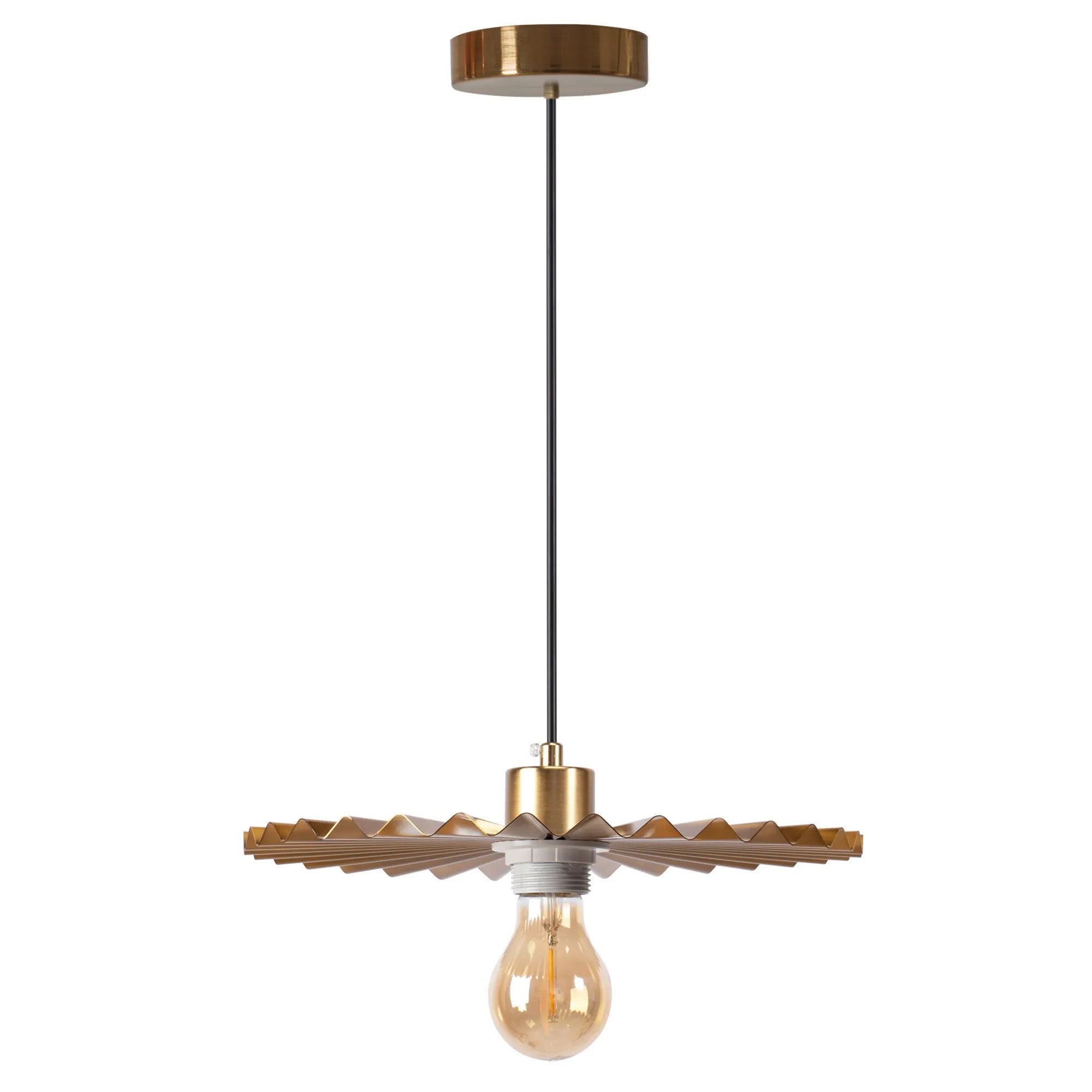 LAMPA SUFITOWA WISZĄCA APP1354 Stare Złoto 30 Cm 4
