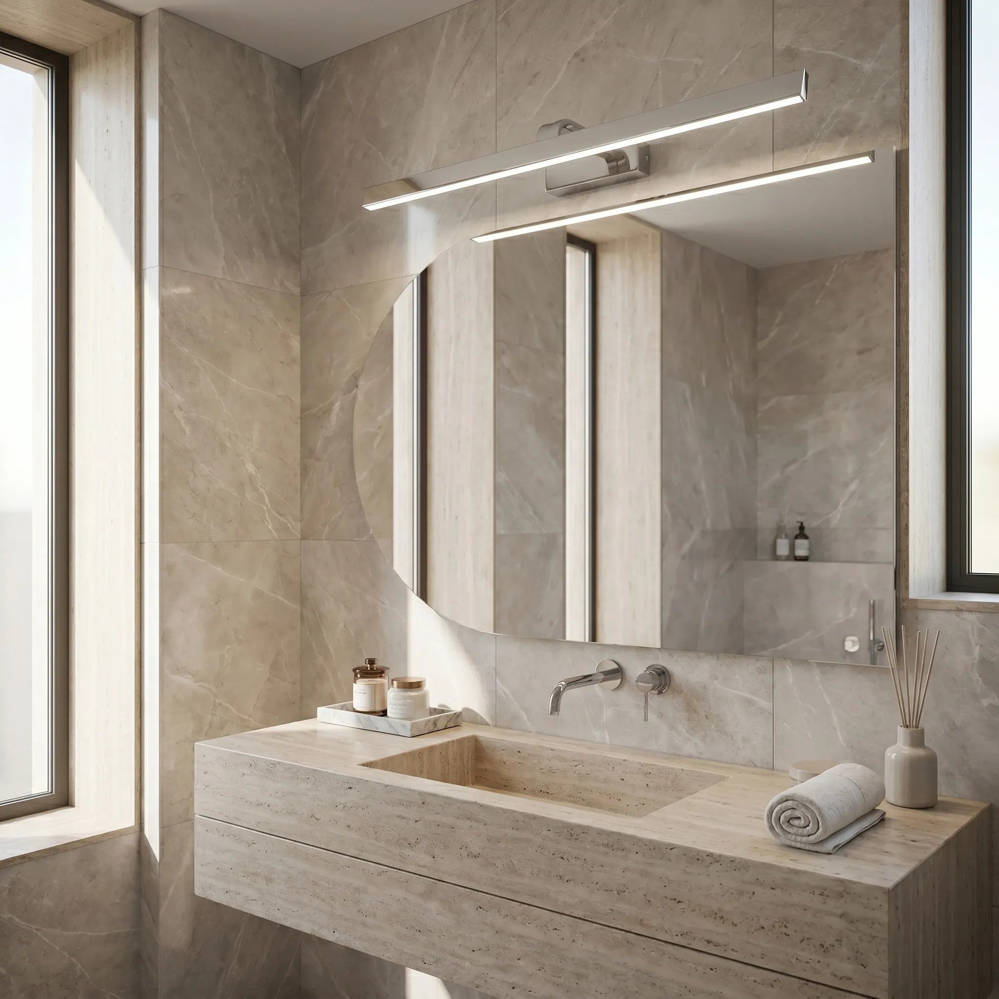 Kinkiet Łazienkowy LED SWE003-1W 73cm Chrom 4