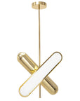 Lampa Sufitowa Wisząca LED APP832-CP Złota 4