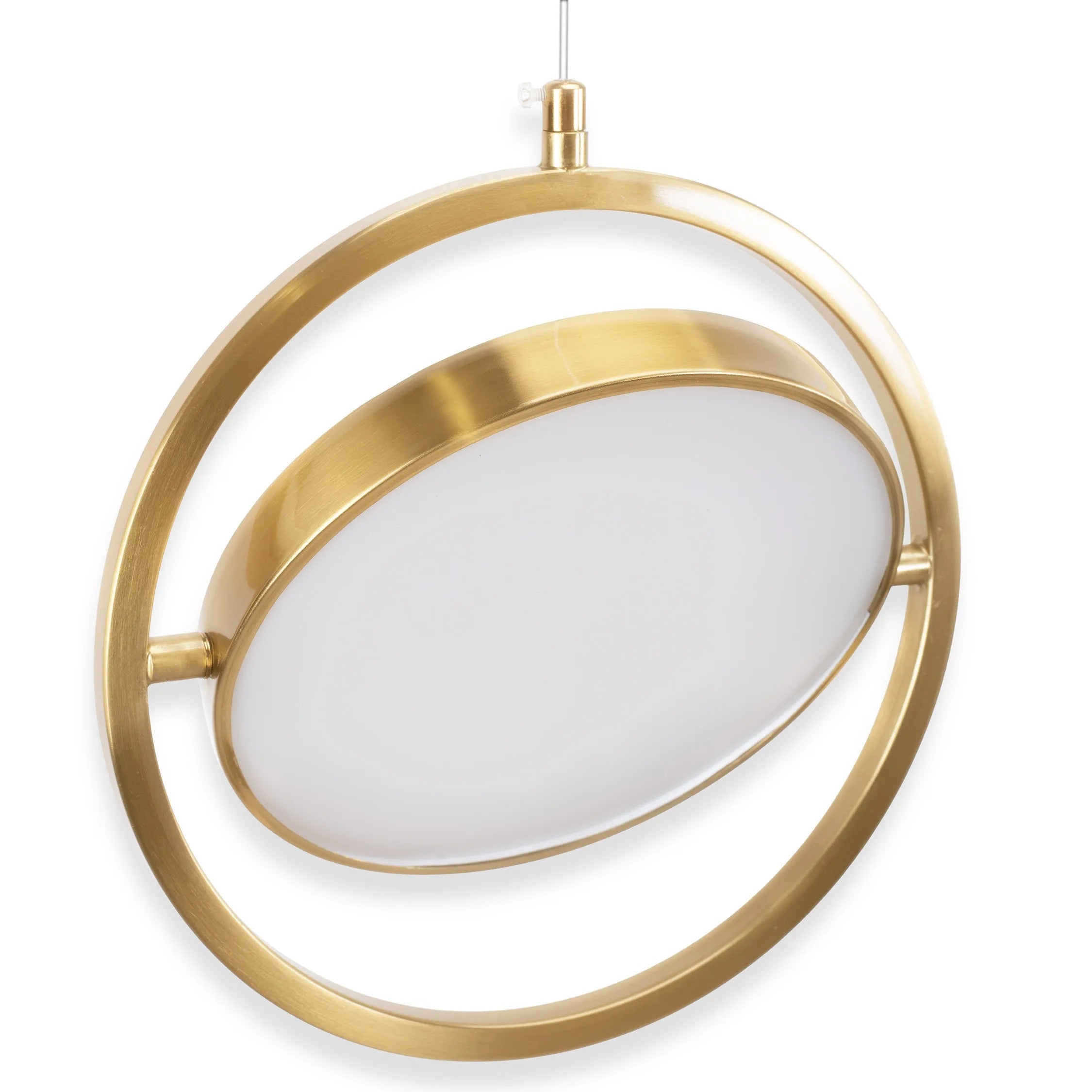 LAMPA WISZĄCA LED APP1791-CP Złota Szczotkowana 4