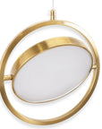 LAMPA WISZĄCA LED APP1791-CP Złota Szczotkowana 4