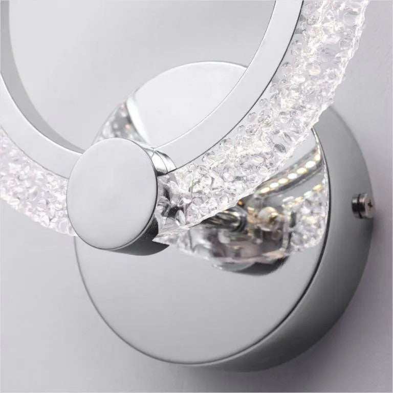 KINKIET ŚCIENNY LED LHJ067-W CHROM 4