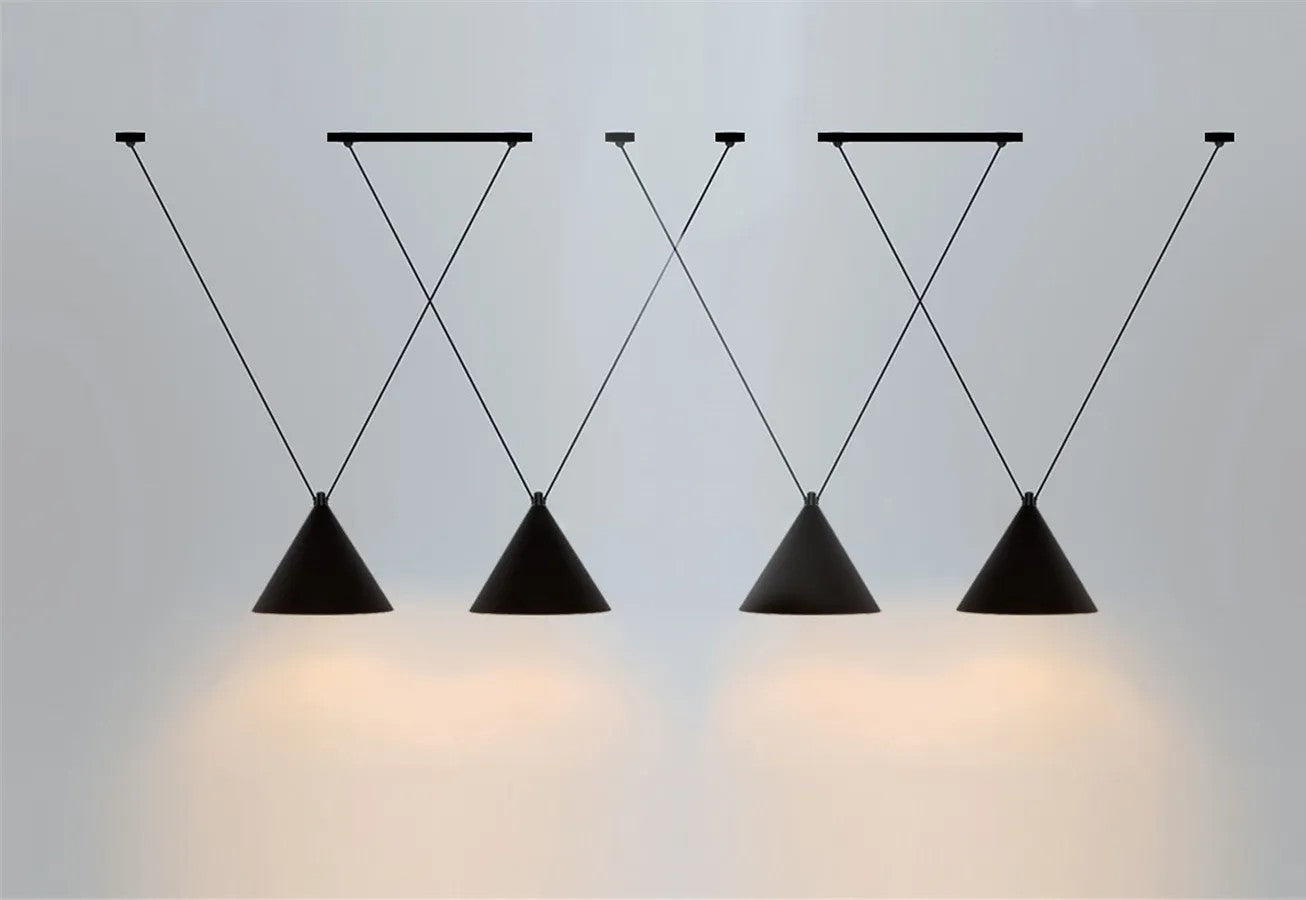 Lampa Sufitowa Wisząca W Stylu Loft APP548-2CP Czarna 4