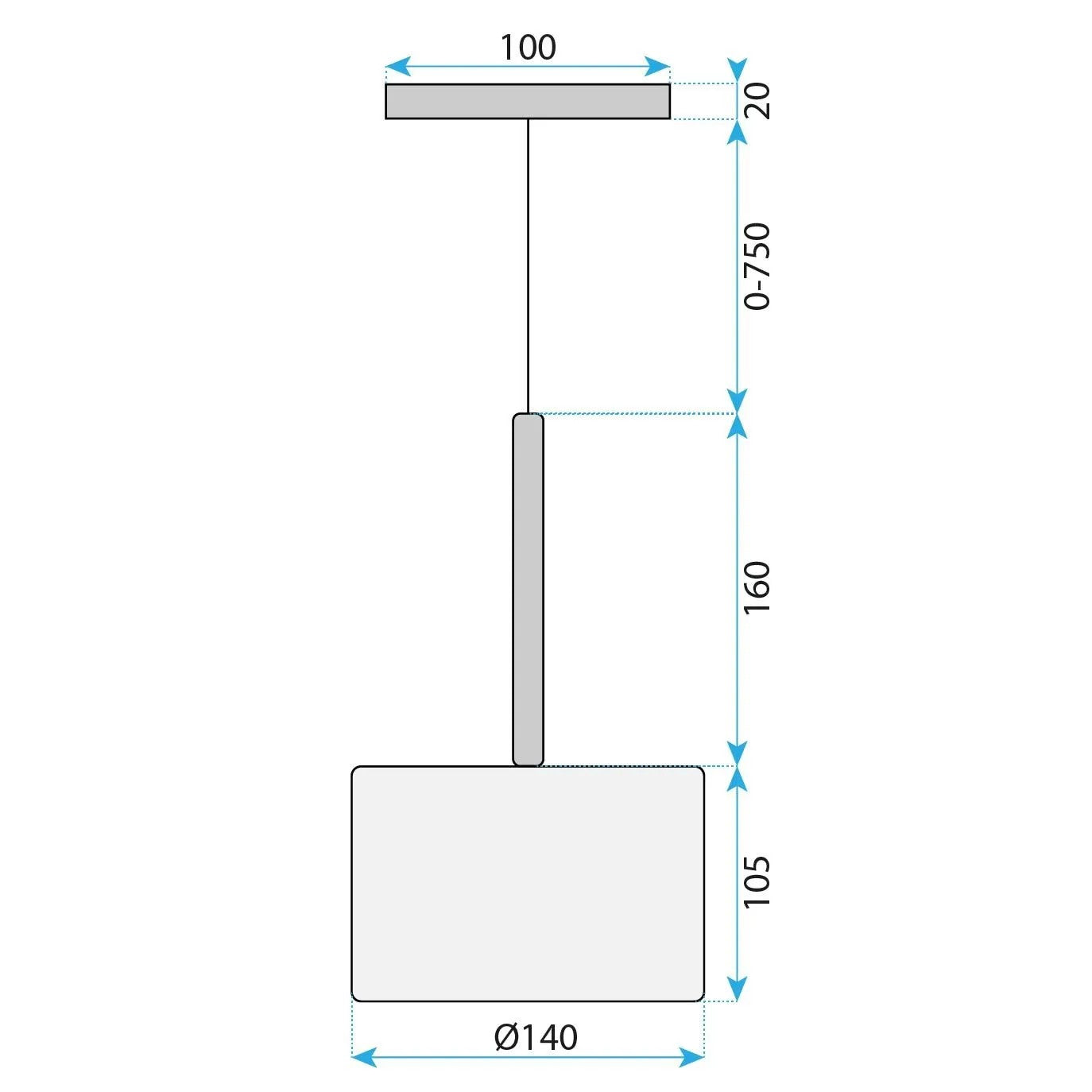 Lampa Sufitowa Wisząca Szklany Klosz APP1698-1CP AMBER A 4