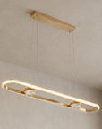 LAMPA SUFITOWA WISZĄCA LED G159-CP ZŁOTA 4