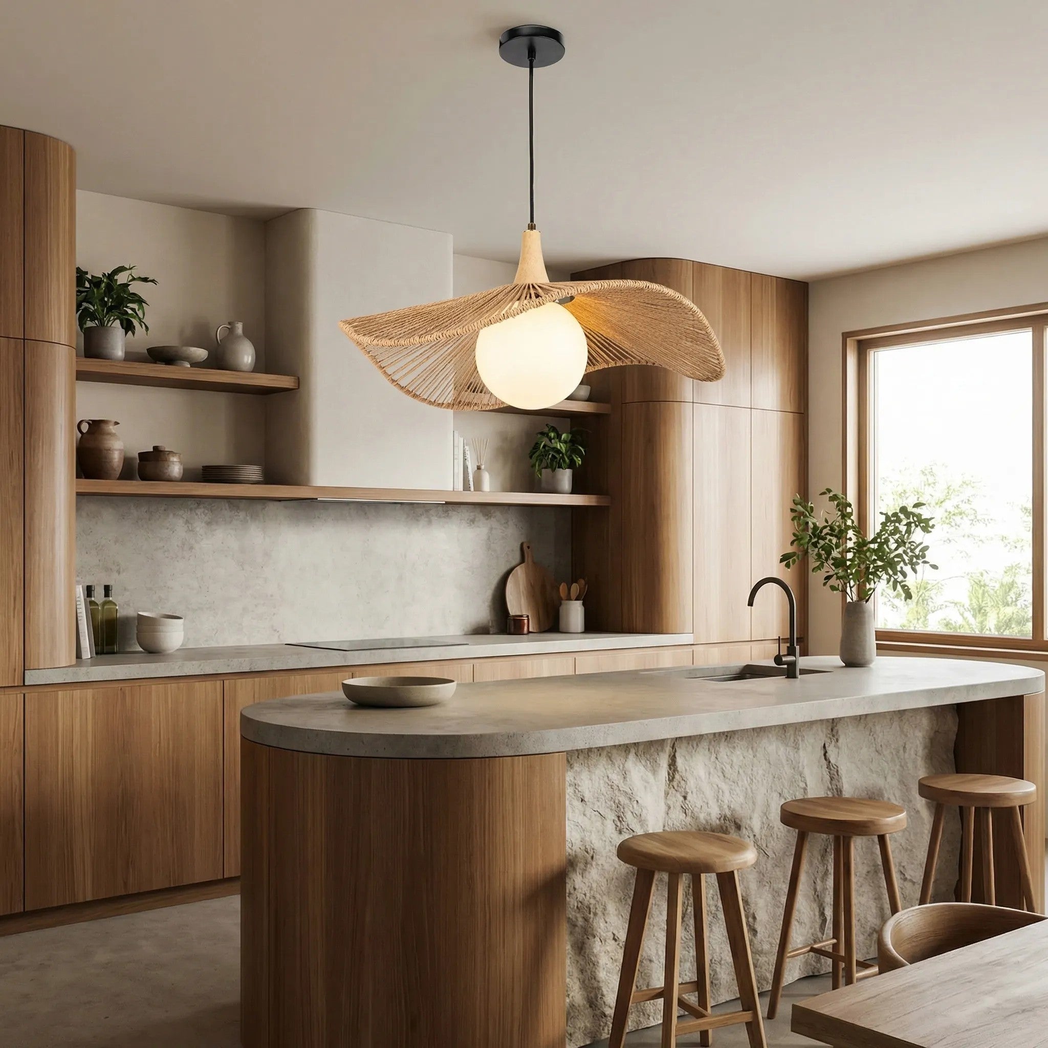 Lampa Sufitowa Wisząca Boho APP1932-1CP 50CM 4
