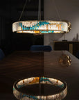 LAMPA SUFITOWA WISZĄCA LED APP1748-CP 60CM 4