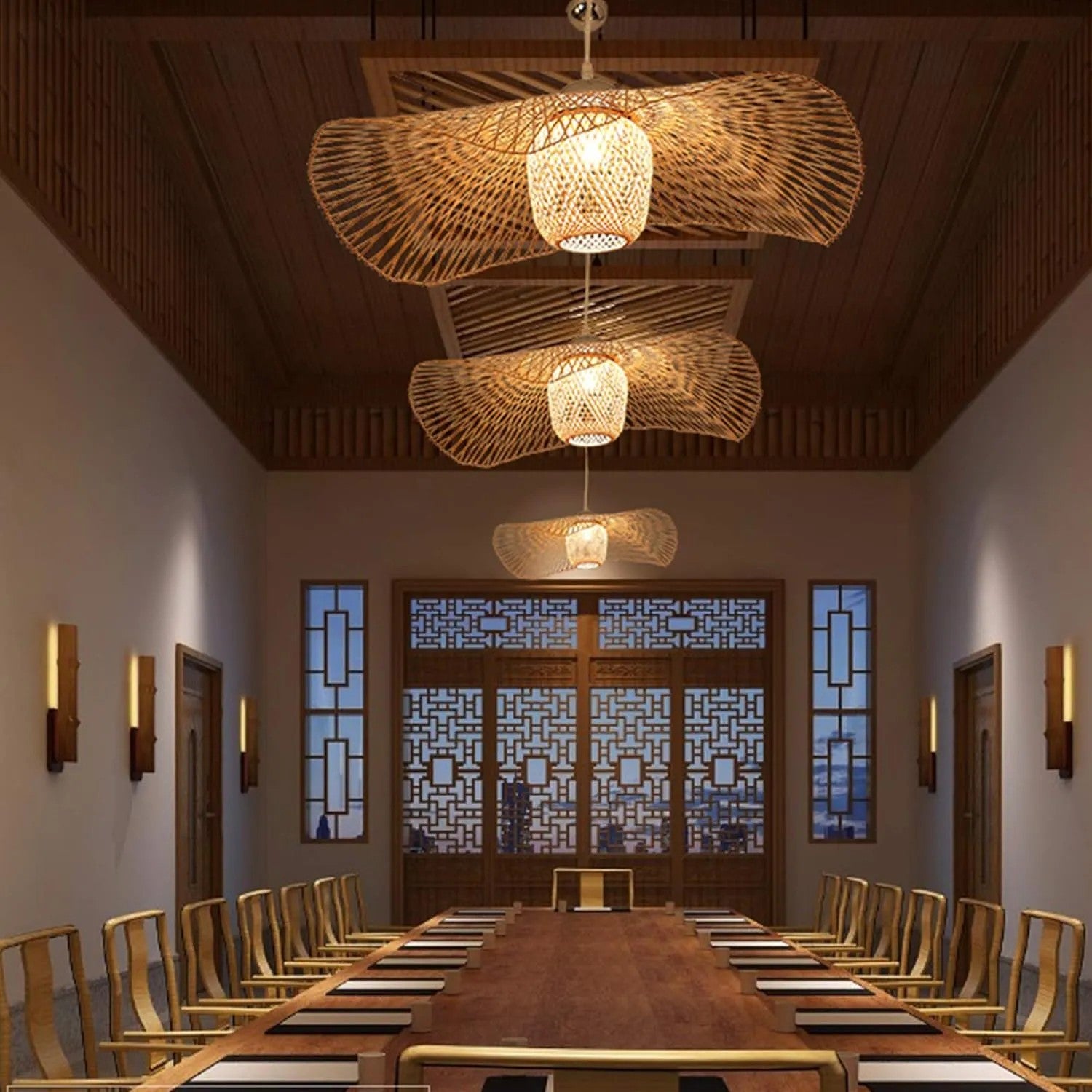 Lampa Sufitowa Wisząca Boho APP1548-1CP 4