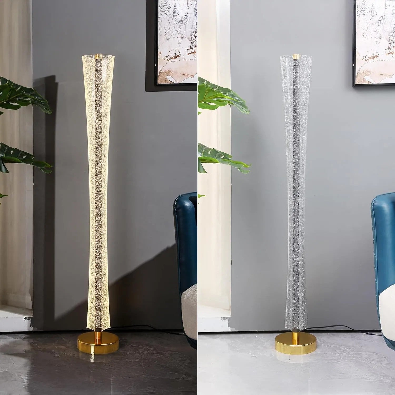 Lampa Stojąca Podłogowa LED LHJ073-F Złota 4