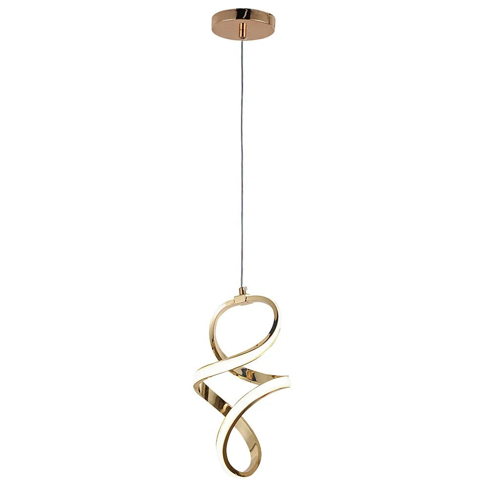LAMPA WISZĄCA LED G074-1CP Złota 4
