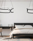LAMPA SUFITOWA Z PILOTEM PLAFON LED APP790-CP TRIO Czarna 4