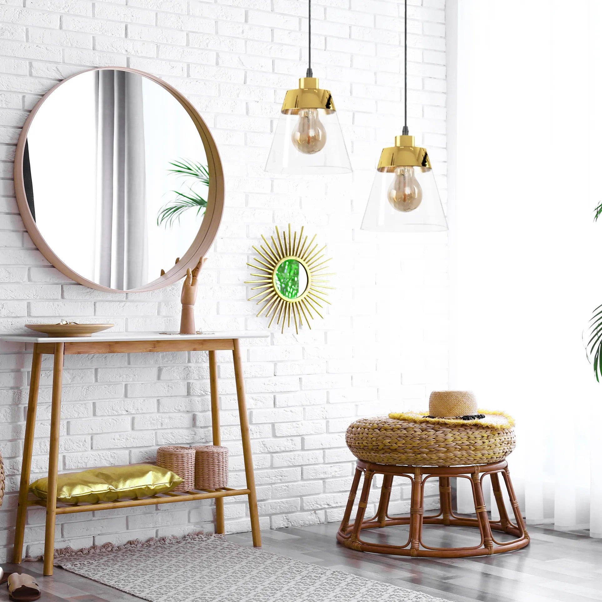 Lampa Wisząca APP895-1CP Złota 4