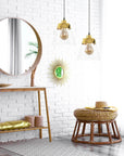 Lampa Wisząca APP895-1CP Złota 4