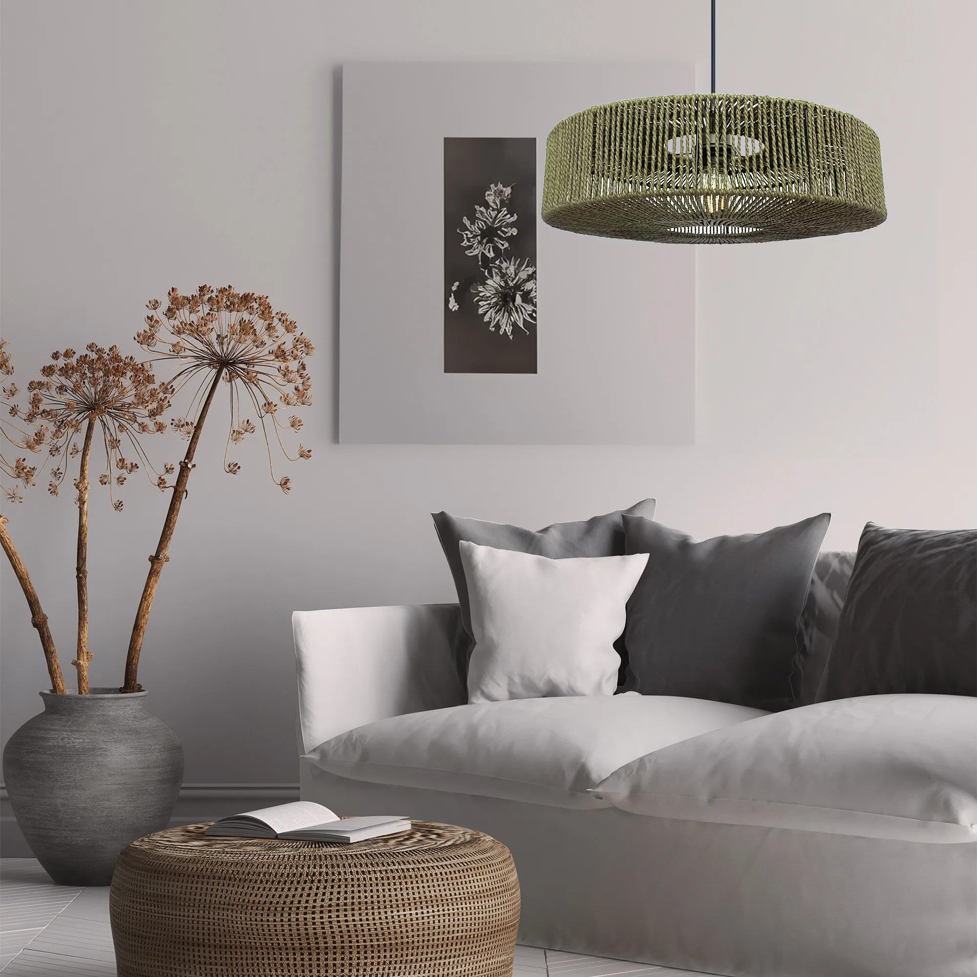 Lampa Wisząca Boho APP1296-1CP GREEN 4