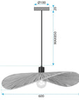 LAMPA SUFITOWA APP1831-1CP BLACK 4