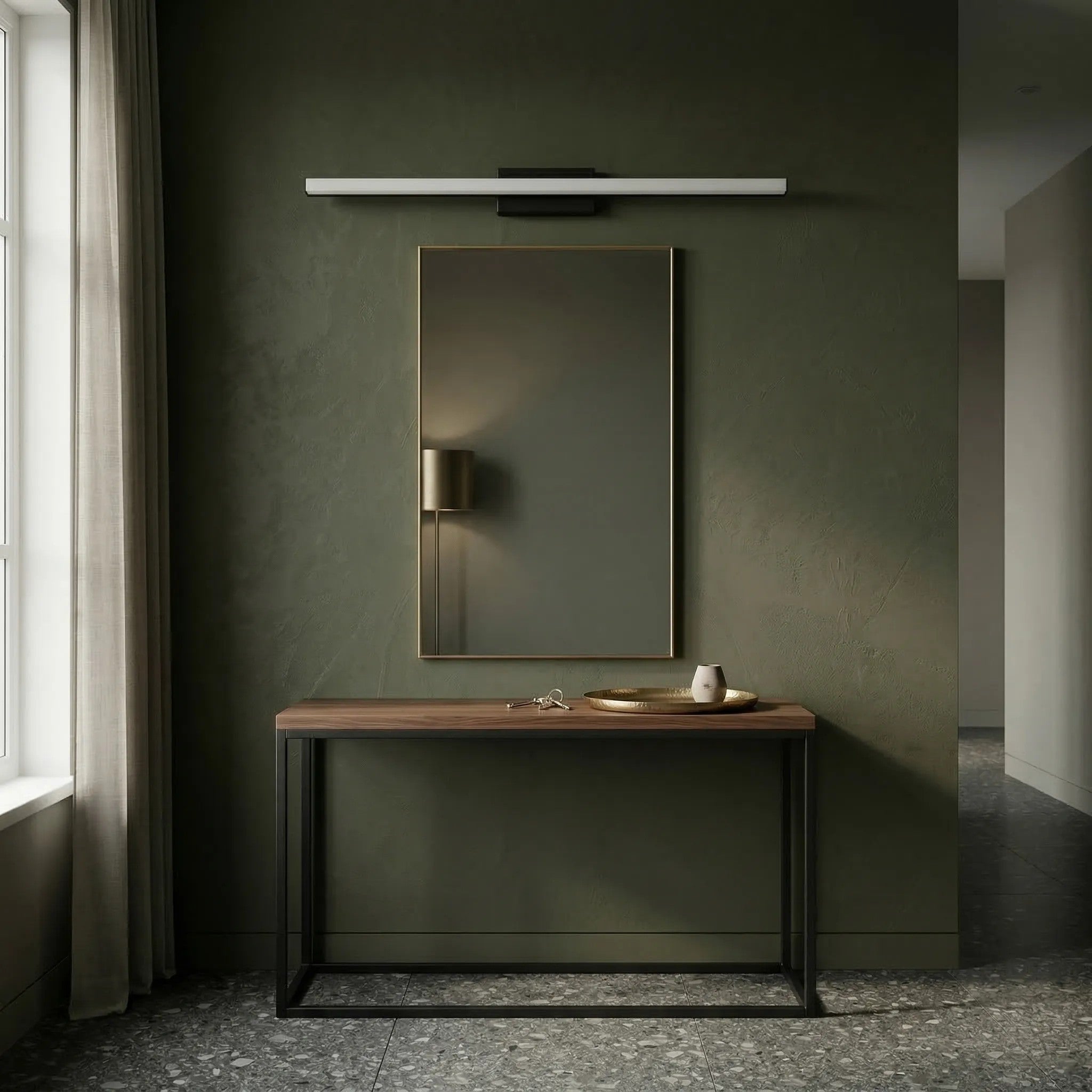 KINKIET ŁAZIENKOWY LED 80CM APP1856-1W BLACK 4