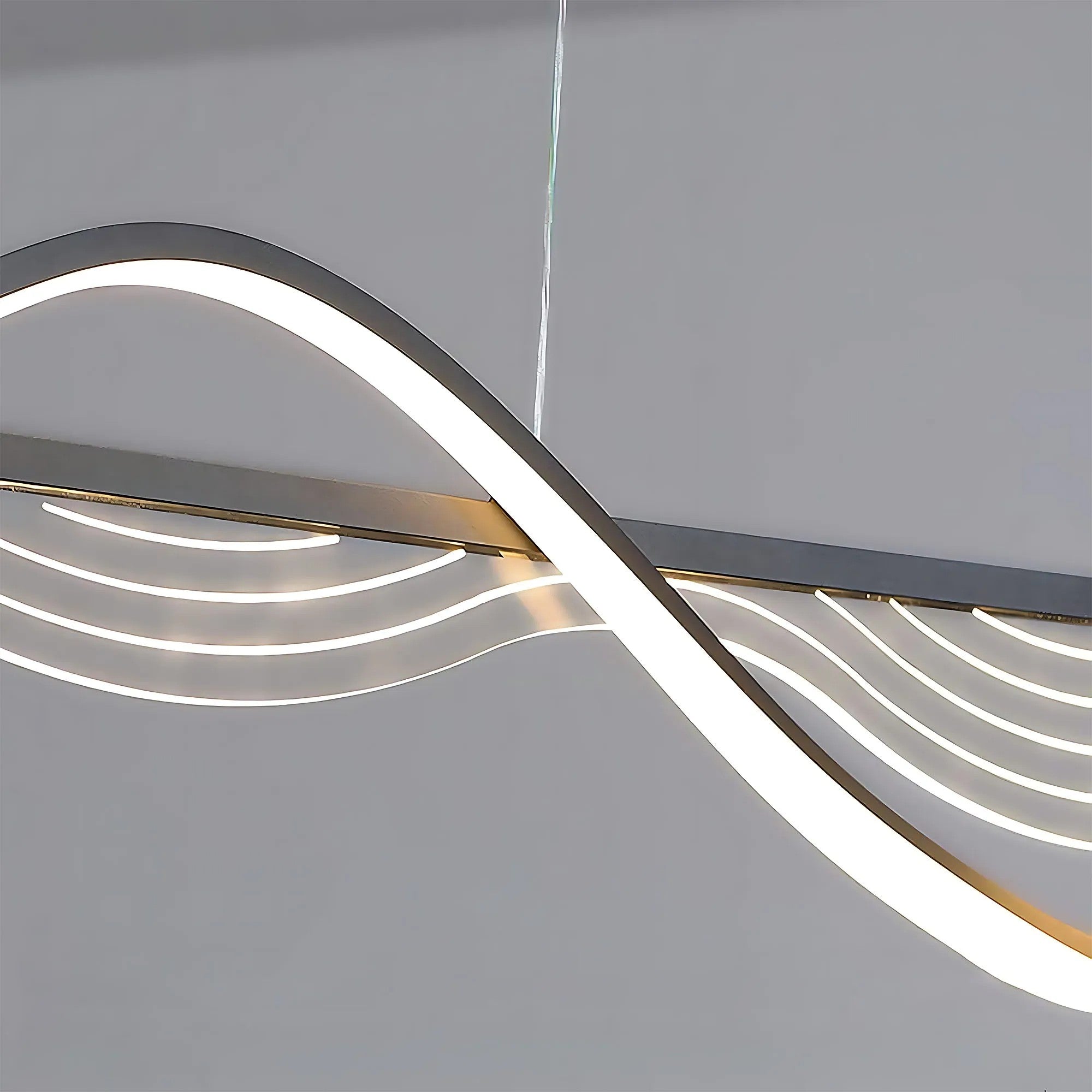 Lampa WISZĄCA LED LHJ041-CP 100 Cm CZARNA 4
